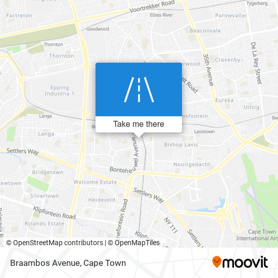 Braambos Avenue map