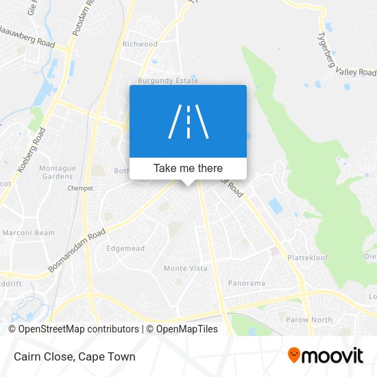 Cairn Close map