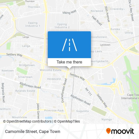 Camomile Street map