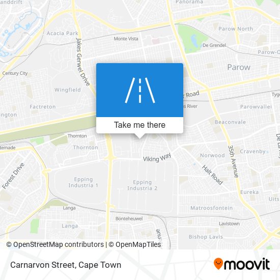 Carnarvon Street map