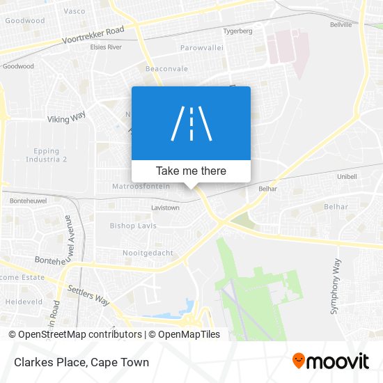 Clarkes Place map