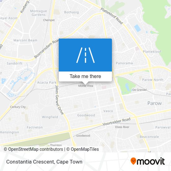 Constantia Crescent map
