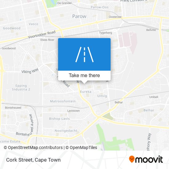 Cork Street map