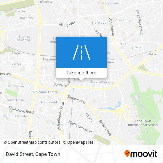 David Street map