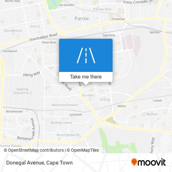 Donegal Avenue map