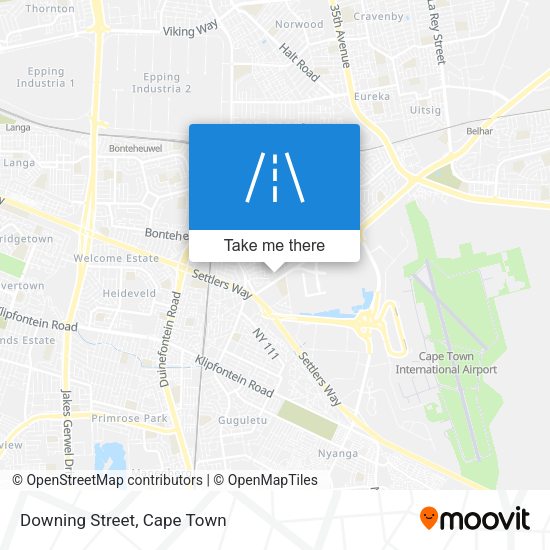 Downing Street map
