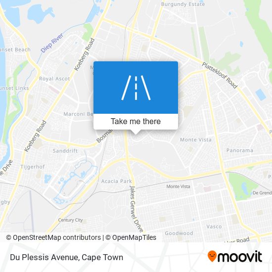 Du Plessis Avenue map