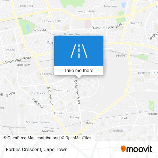 Forbes Crescent map