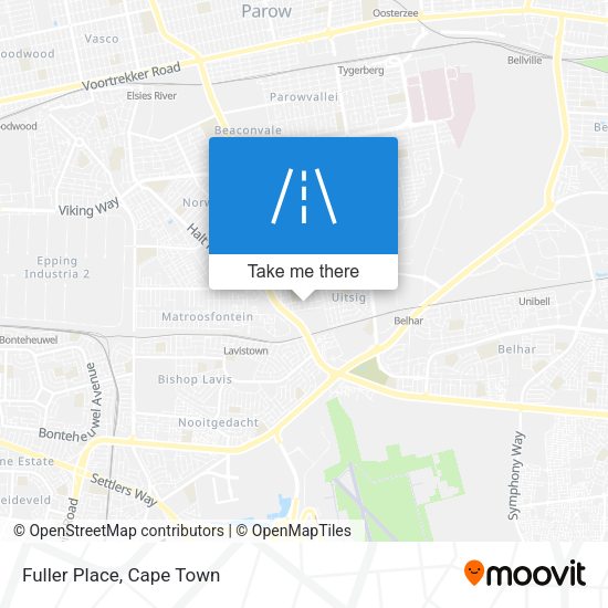 Fuller Place map