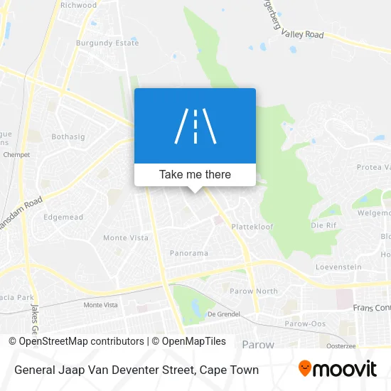 General Jaap Van Deventer Street map