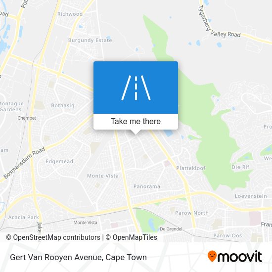 Gert Van Rooyen Avenue map