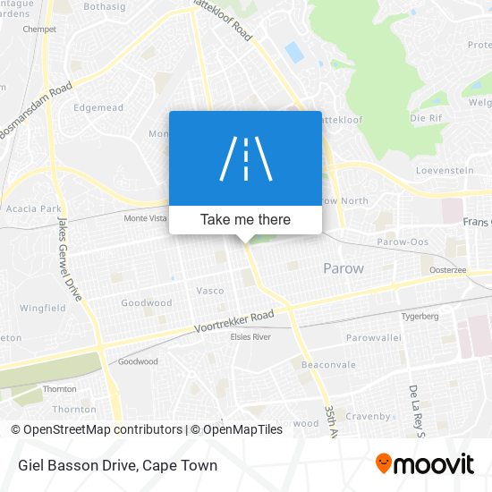 Giel Basson Drive map