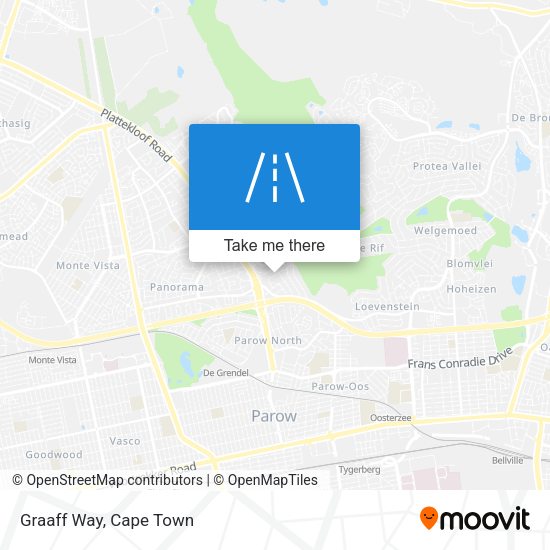 Graaff Way map