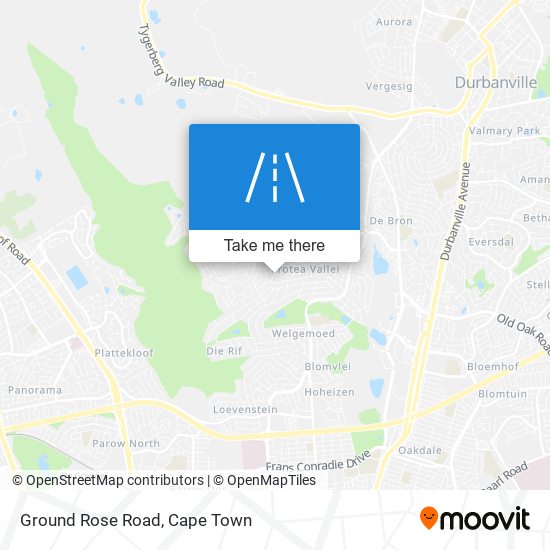 Ground Rose Road map