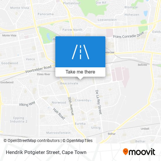 Hendrik Potgieter Street map