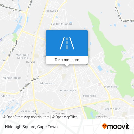 Hiddingh Square map