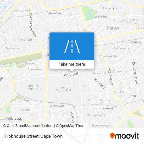 Hobhouse Street map