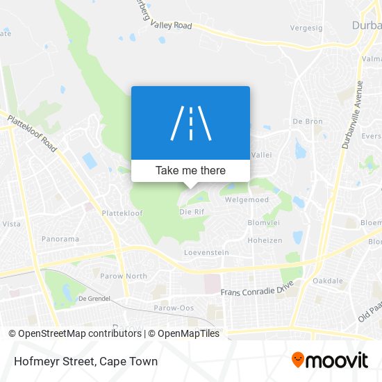 Hofmeyr Street map