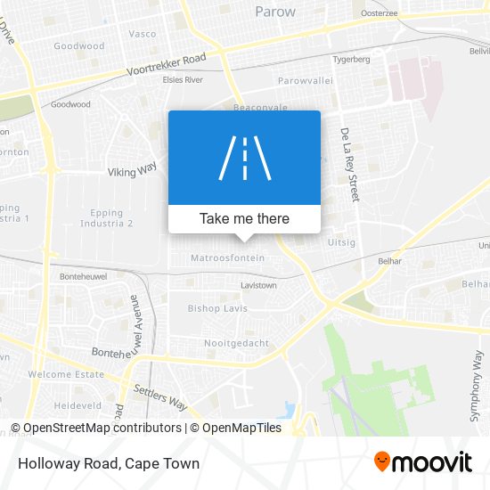 Holloway Road map