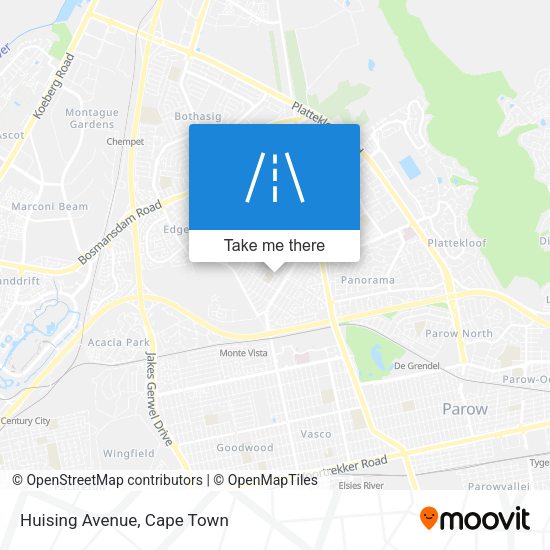 Huising Avenue map