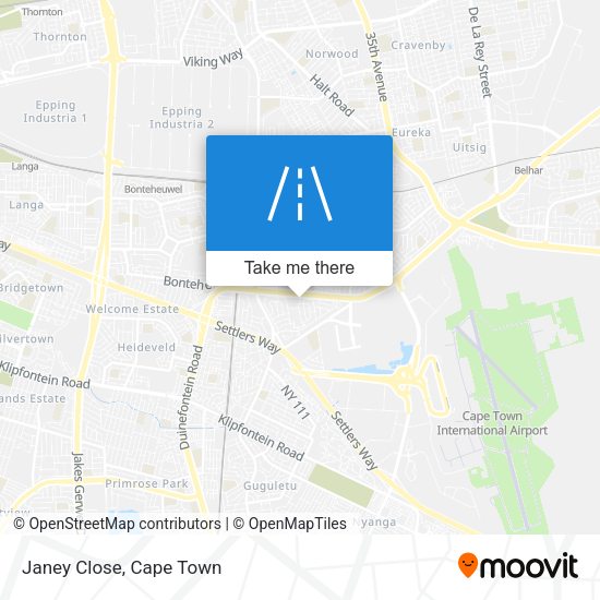 Janey Close map