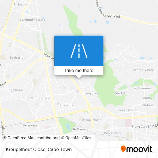 Kreupelhout Close map