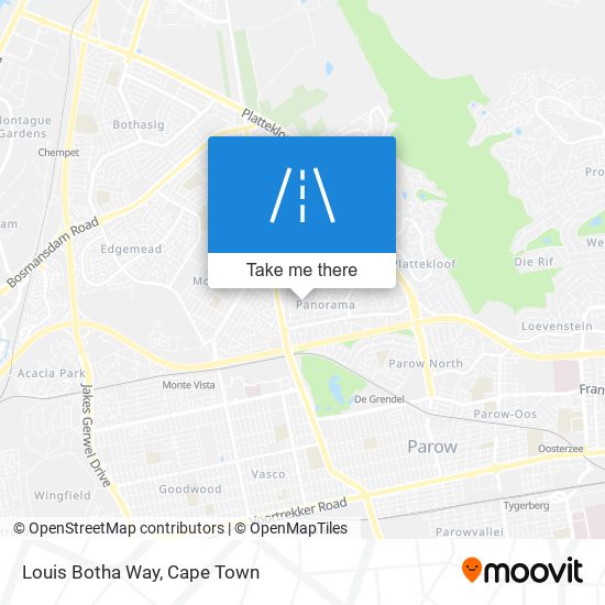 Louis Botha Way map