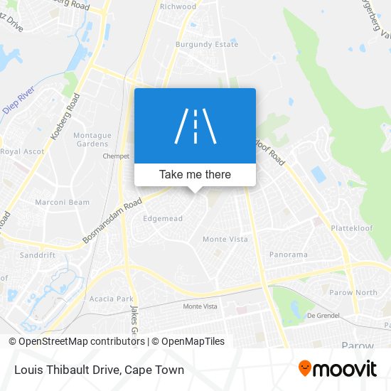 Louis Thibault Drive map