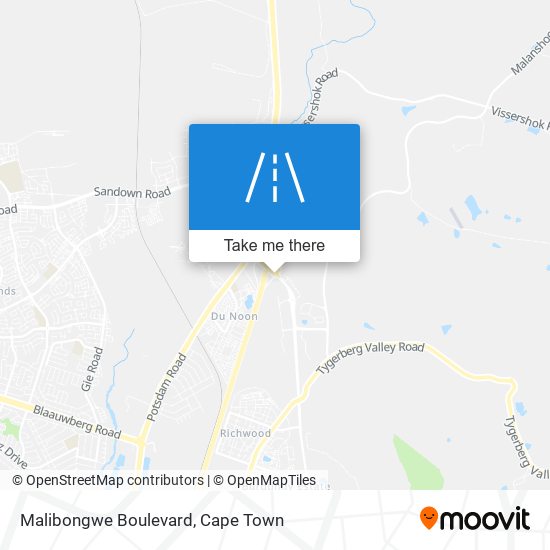 Malibongwe Boulevard map