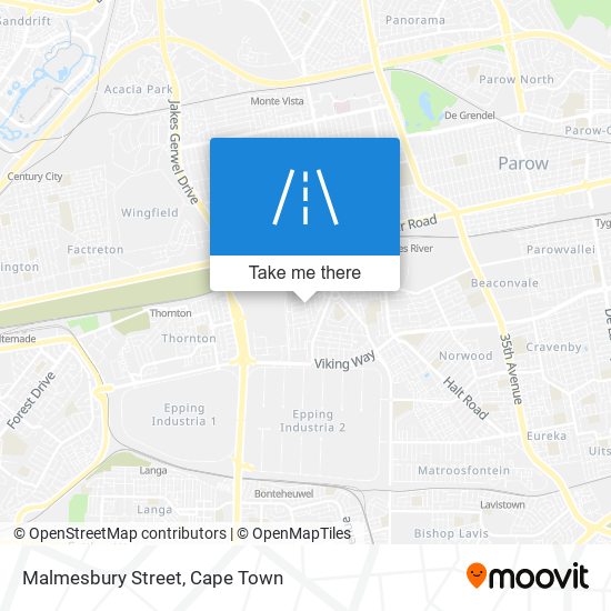 Malmesbury Street map