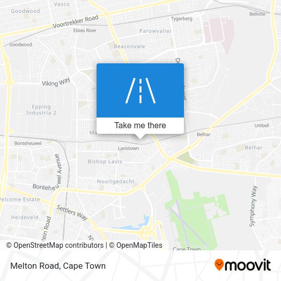 Melton Road map