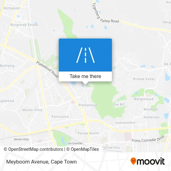 Meyboom Avenue map