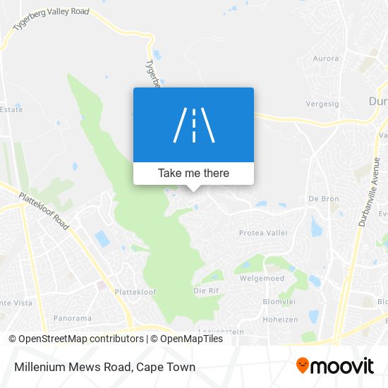 Millenium Mews Road map