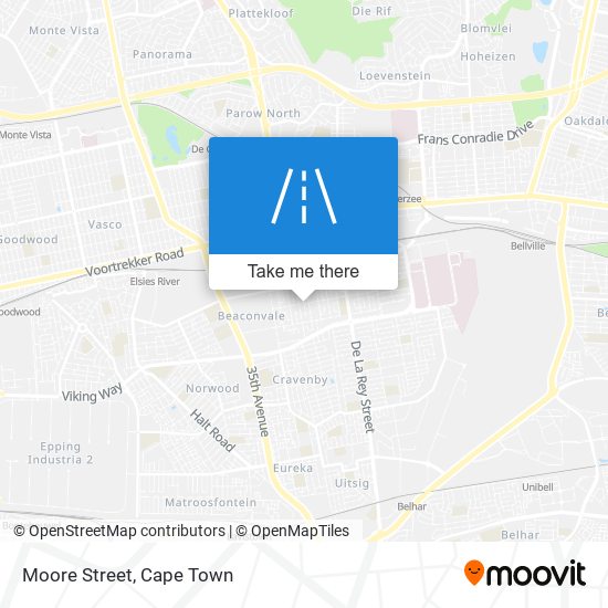 Moore Street map