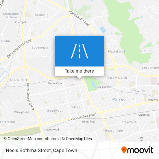 Neels Bothma Street map