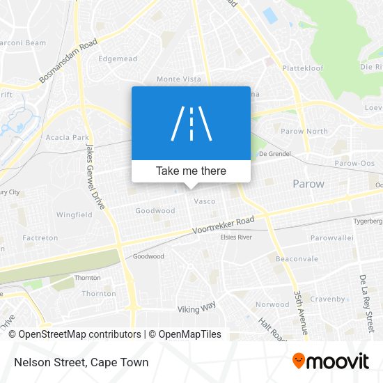 Nelson Street map