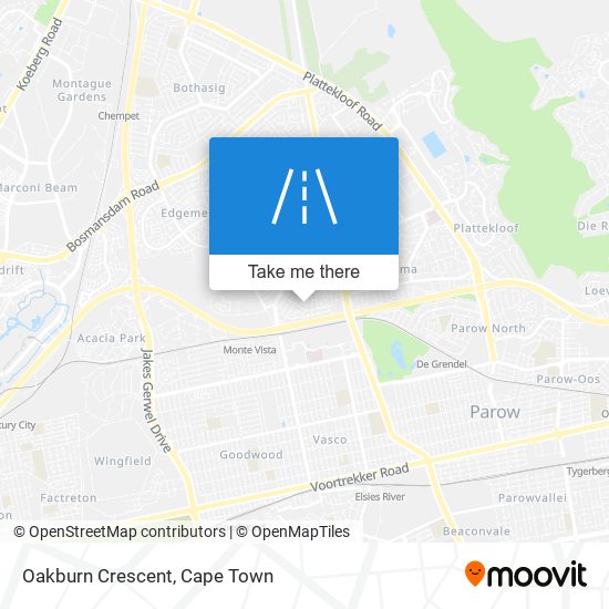 Oakburn Crescent map