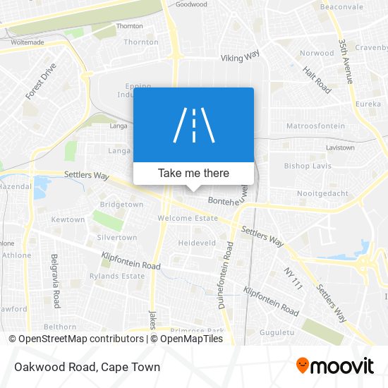 Oakwood Road map