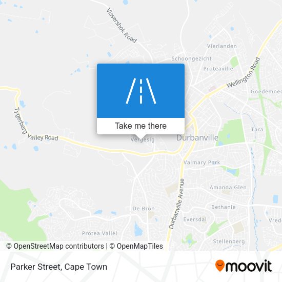 Parker Street map