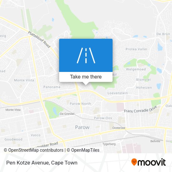 Pen Kotze Avenue map