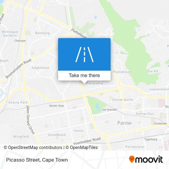 Picasso Street map
