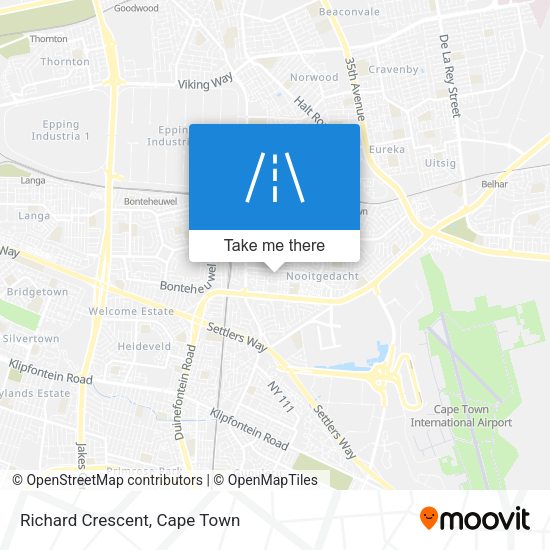 Richard Crescent map