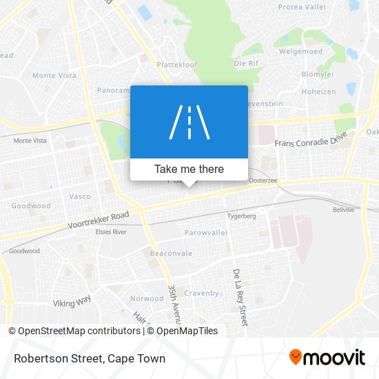 Robertson Street map