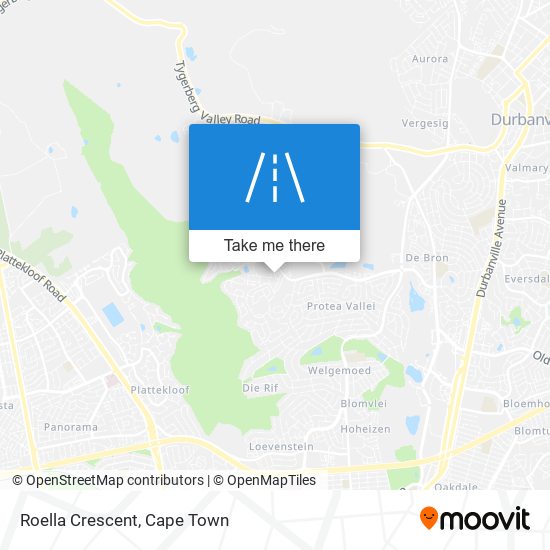 Roella Crescent map