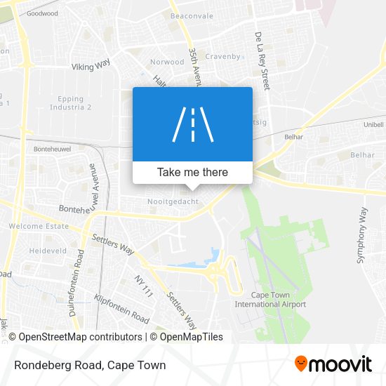 Rondeberg Road map