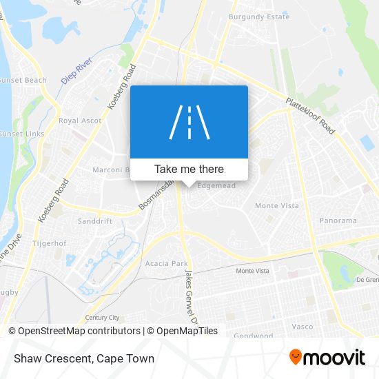 Shaw Crescent map