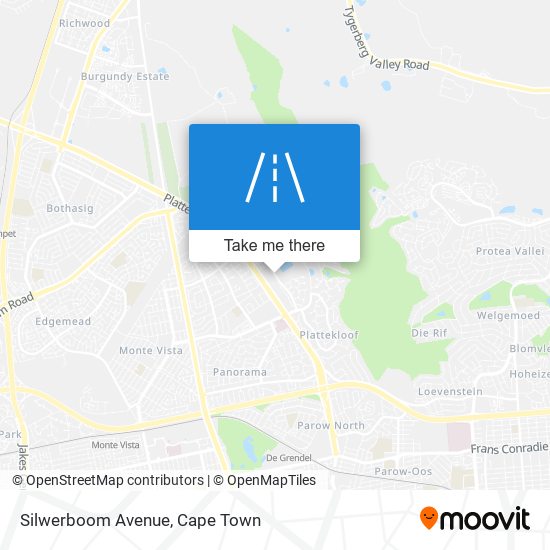 Silwerboom Avenue map