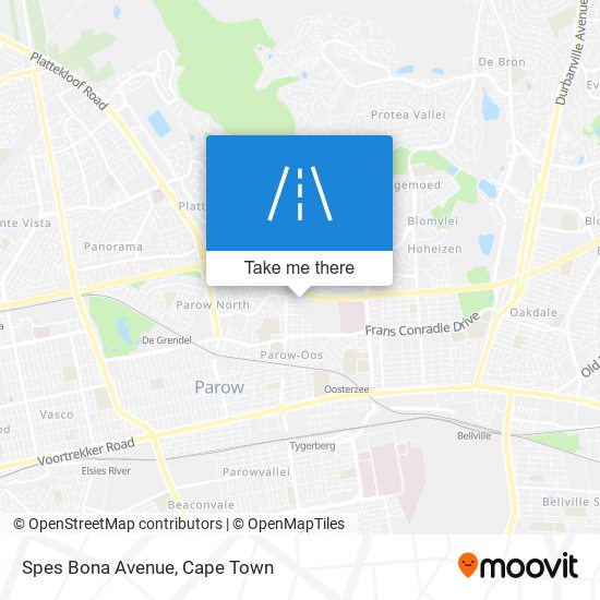 Spes Bona Avenue map