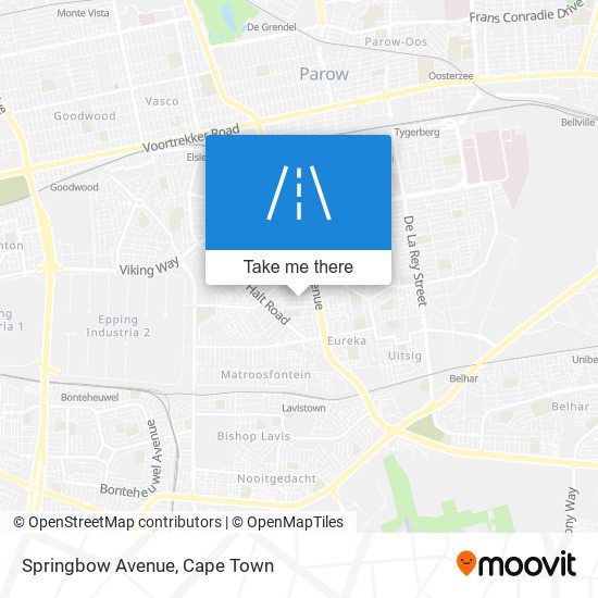 Springbow Avenue map