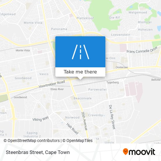 Steenbras Street map